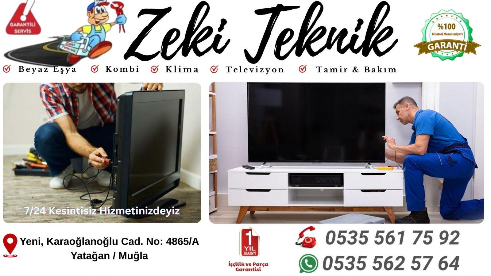 Yatağan Televizyon Tamircisi